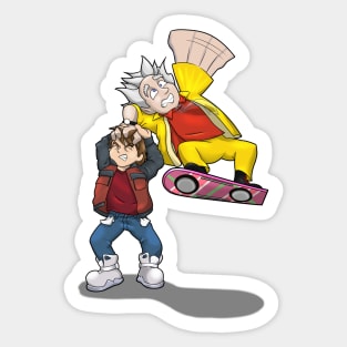 BTTF2 Doc's Hover-Board Lesson Sticker